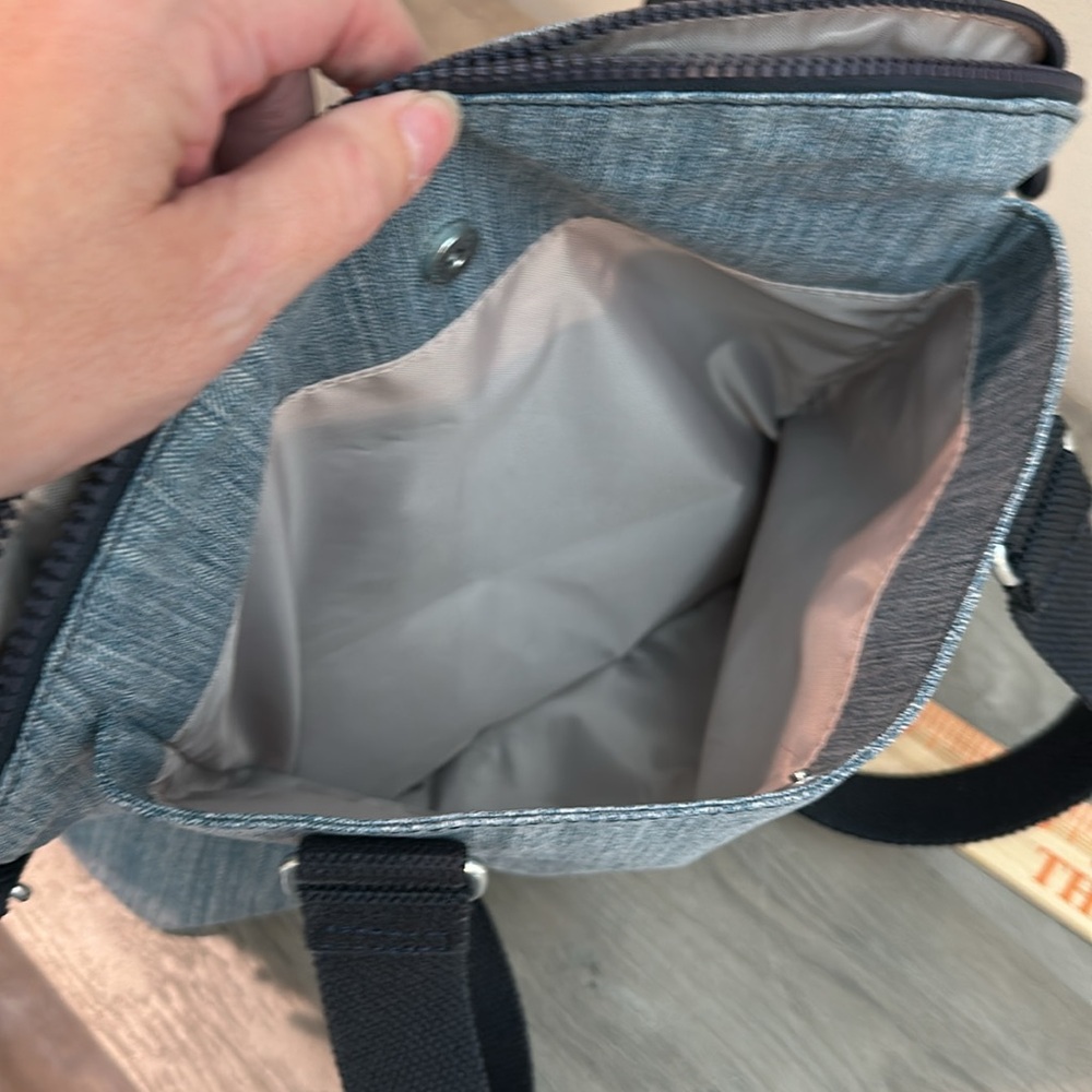 Kipling Denim Look Shoulder Bag - Picture 10 of 14
